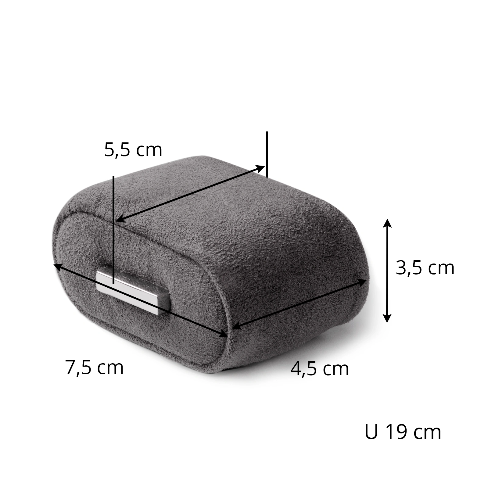 Uhrenbox Dover 10 - Anthrazit/Schwarz — Ansicht 4