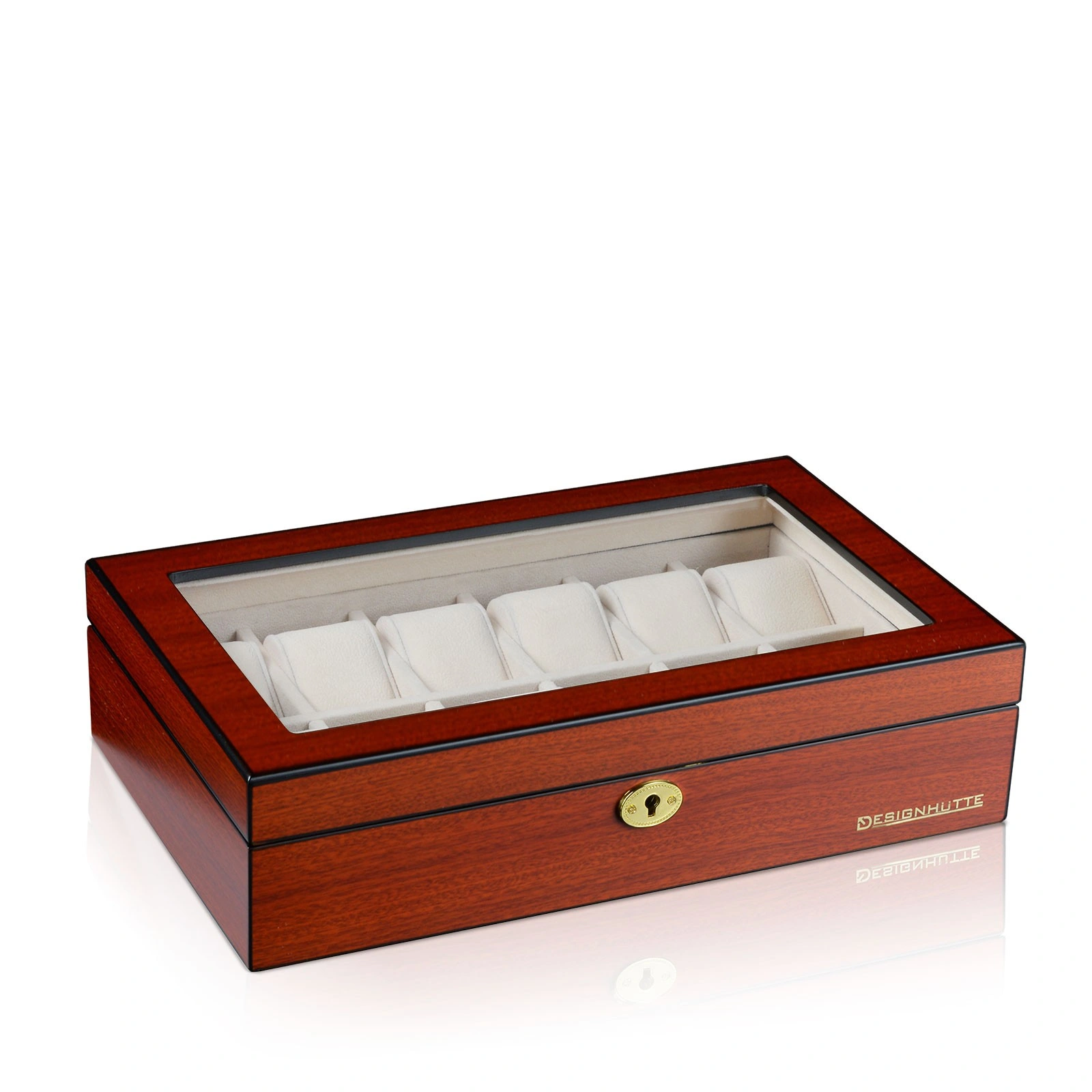 Uhrenbox Auckland 12 - Kirsche — Ansicht 2