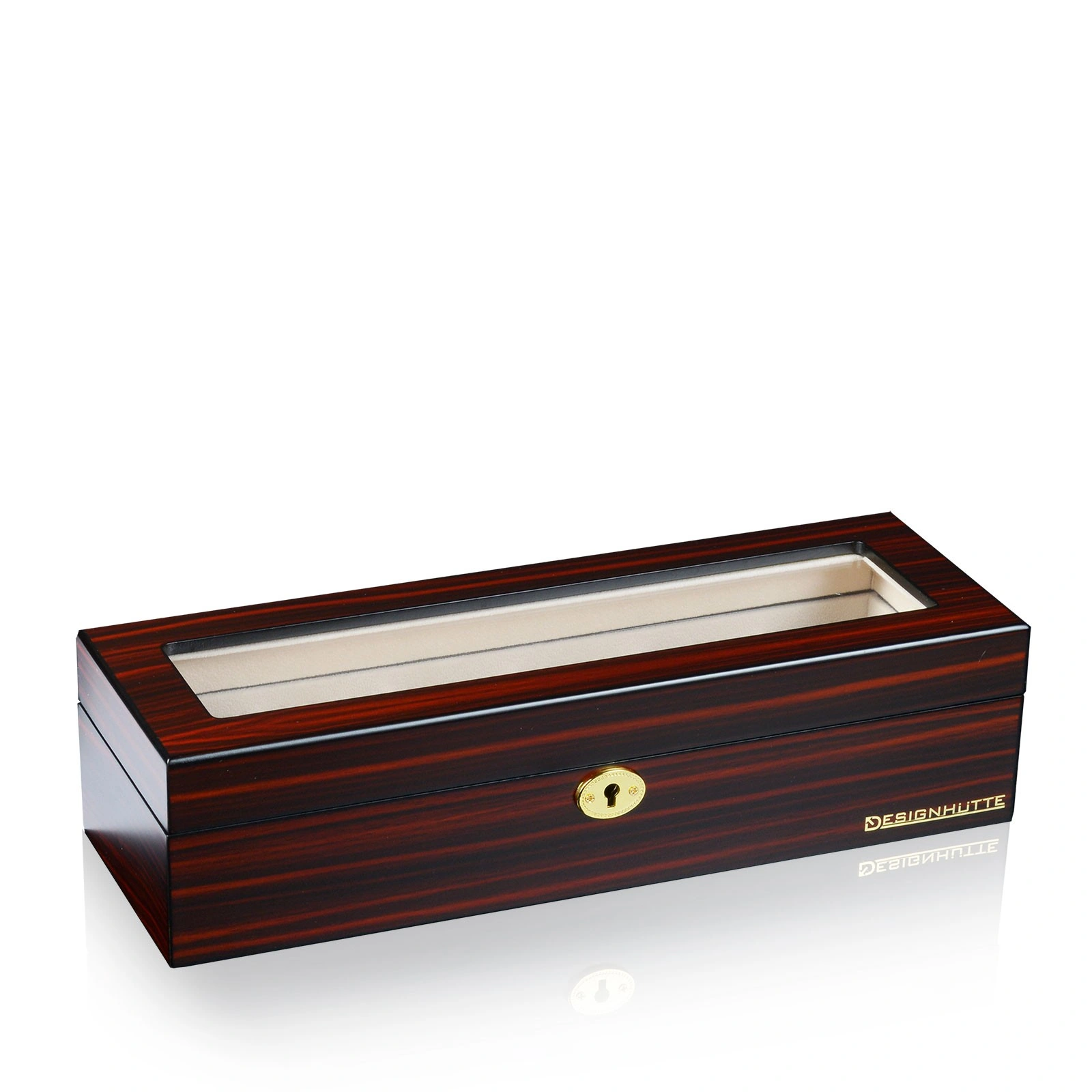 Uhrenbox Auckland 6 - Ebony — Ansicht 2