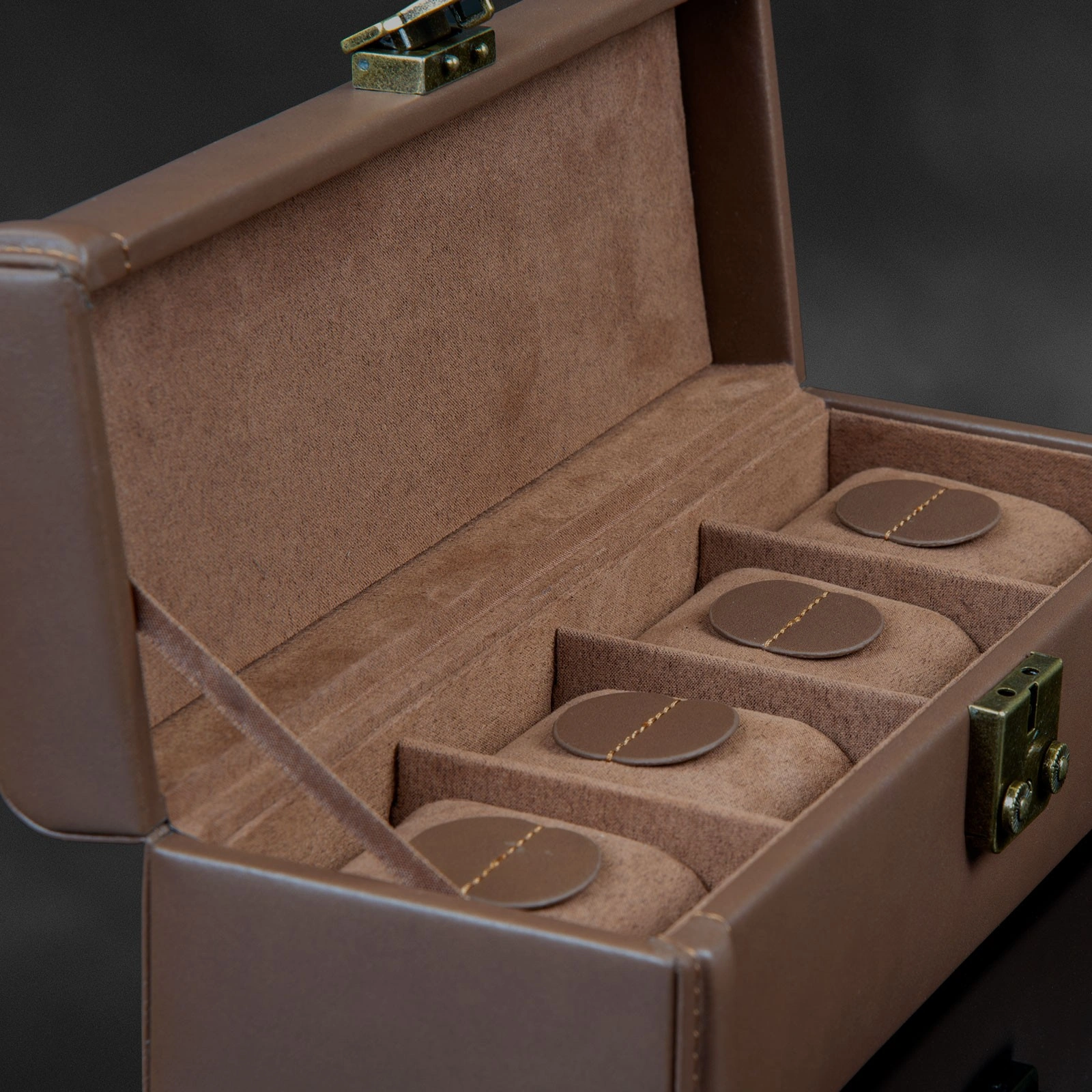 Uhrenbox Camel 4 - Braun — Ansicht 5