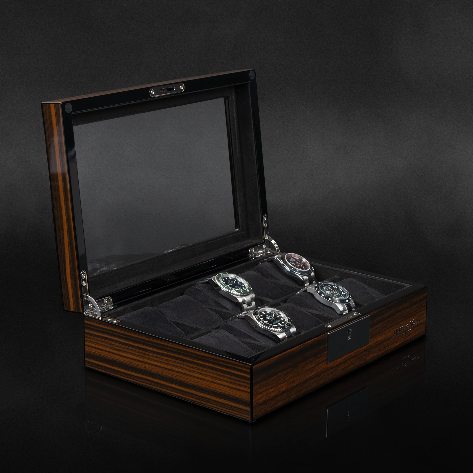 Uhrenbox Tenor 10 - Ebony — Ansicht 4