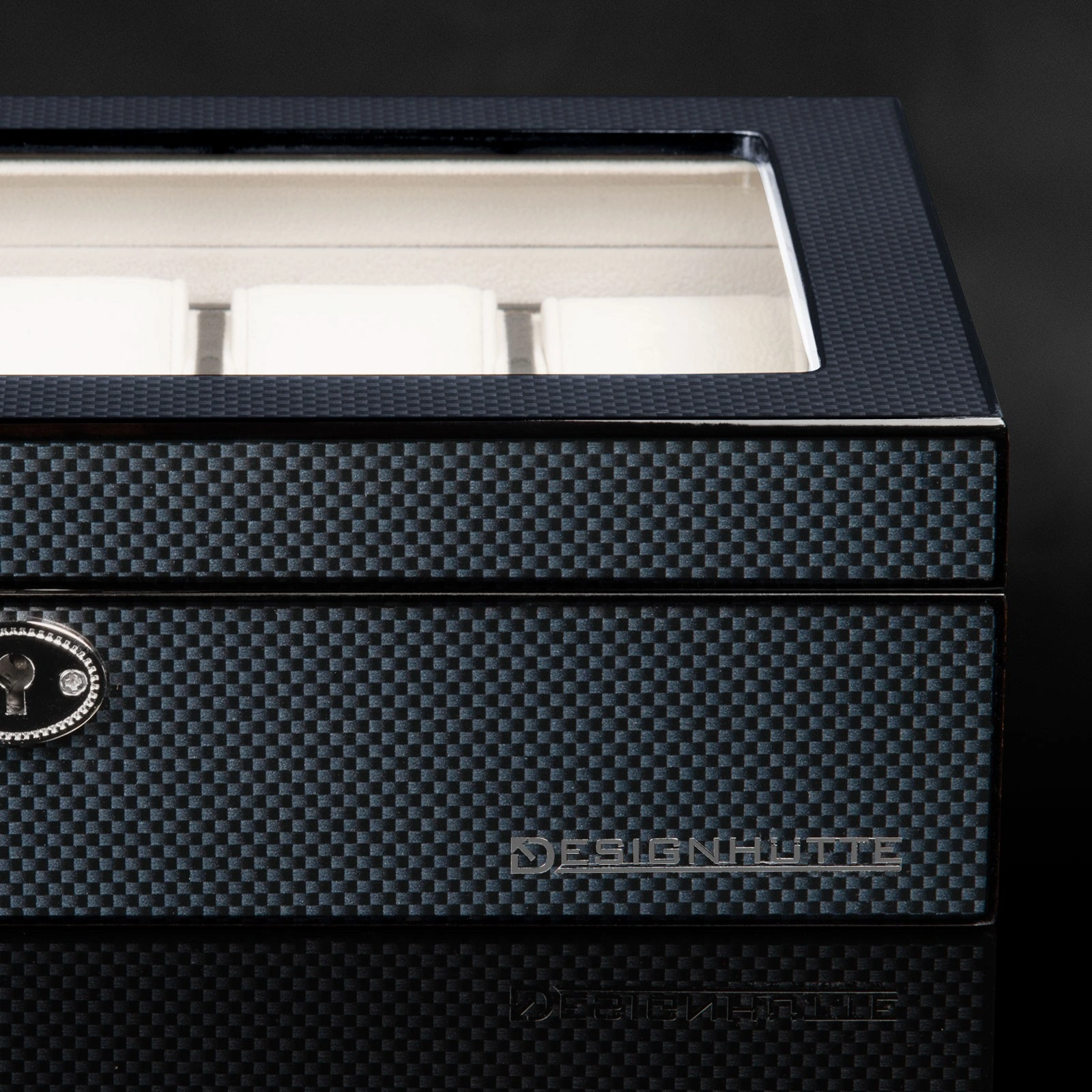 Uhrenbox Chicago 10 - Carbon — Ansicht 5