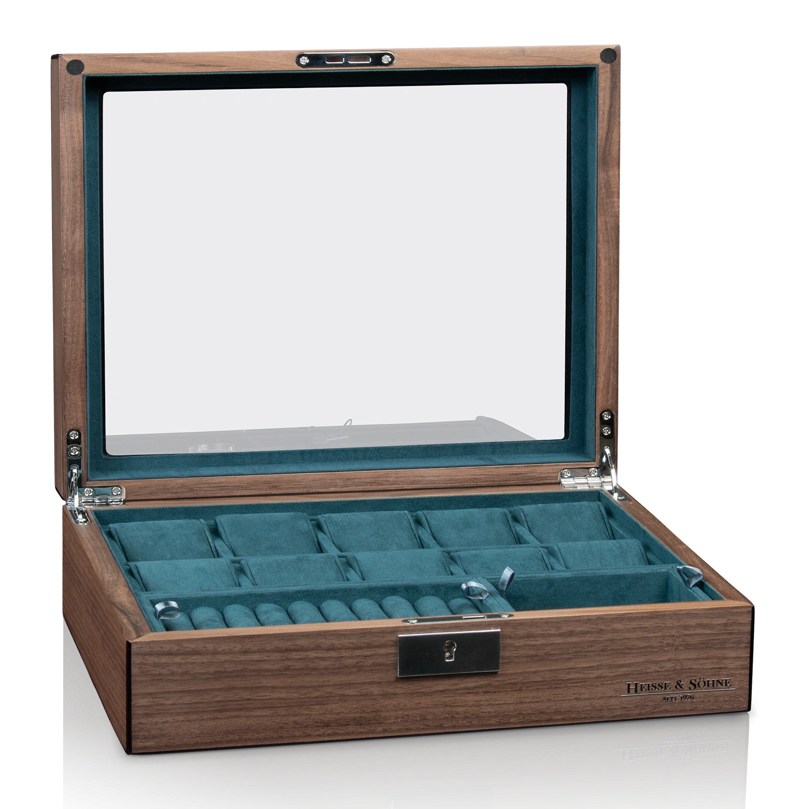 Uhrenbox Borneaux 10+ Walnuss — Ansicht 3