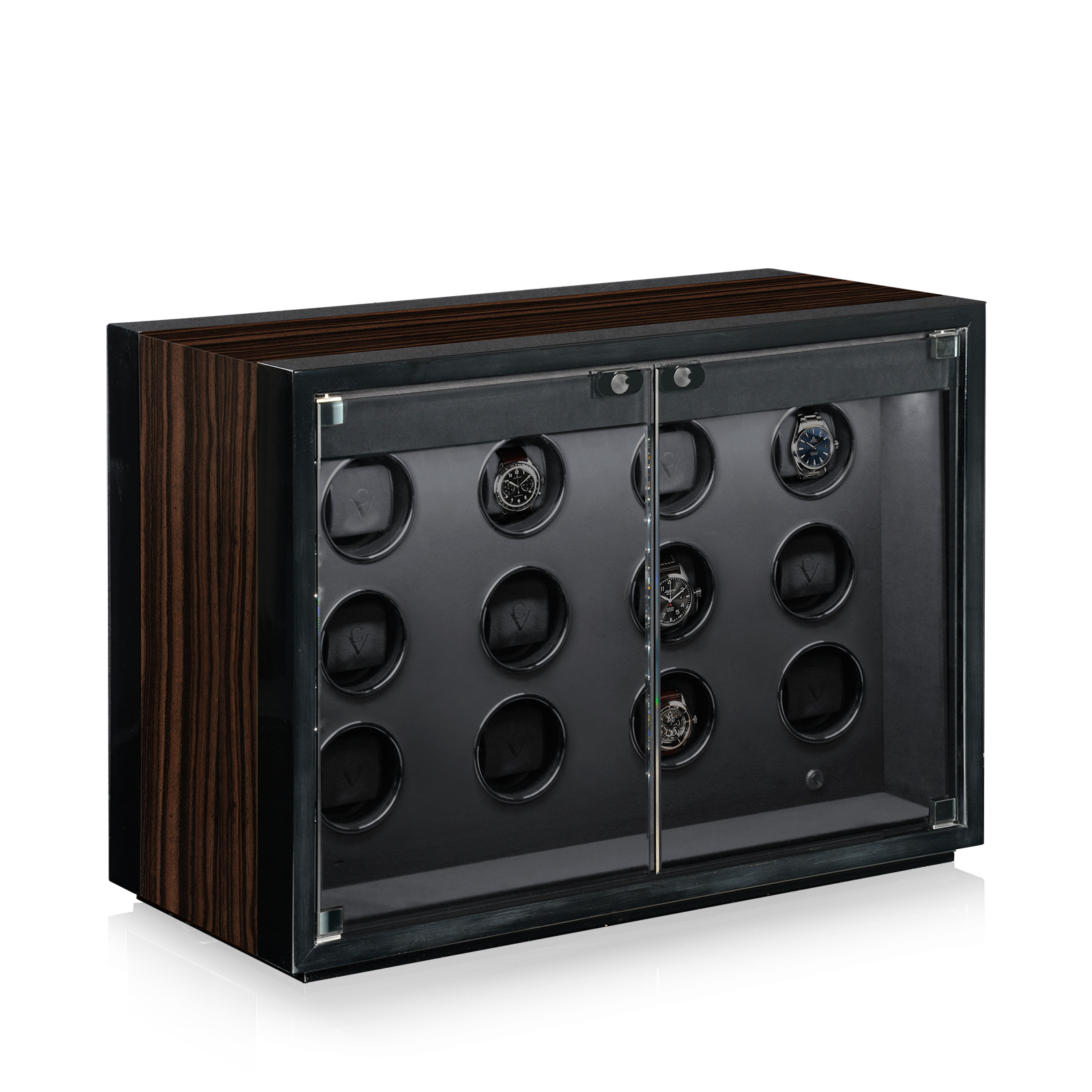 Uhrenbeweger Ambiance Xll Guard - Schwarz Seidenmatt / Ebony Seidenmatt