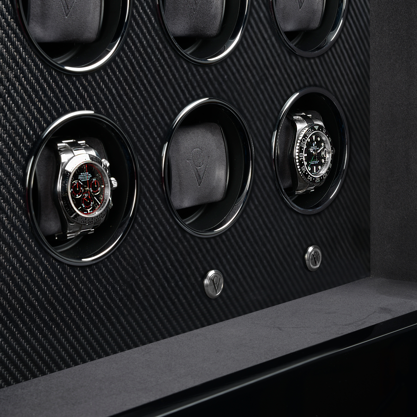 Uhrenbeweger Empire Guard – Schwarz Seidenmatt Carbon Lack — Ansicht 4