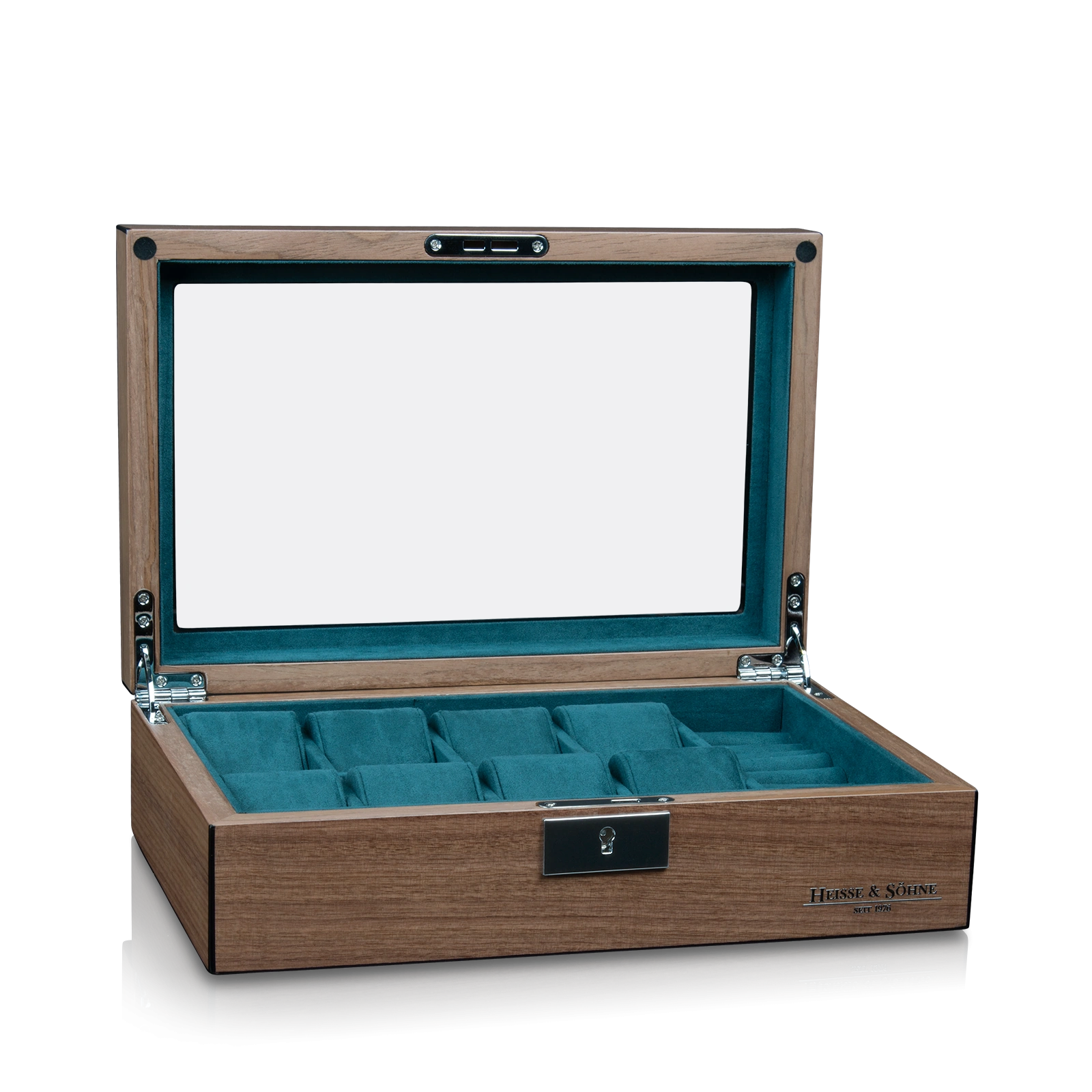 Uhrenbox Borneaux 8+ Walnuss — Ansicht 3