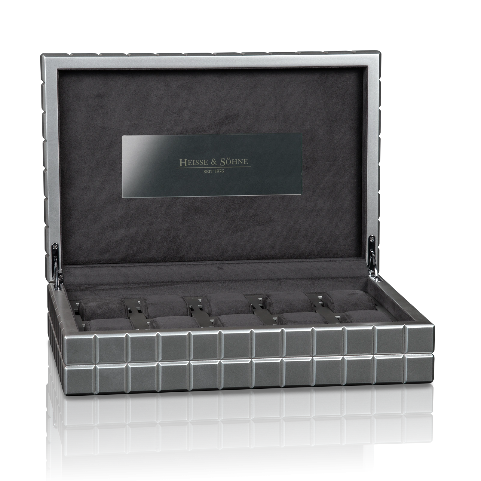 Uhrenbox Dover 10 - Anthrazit/Silber — Ansicht 2
