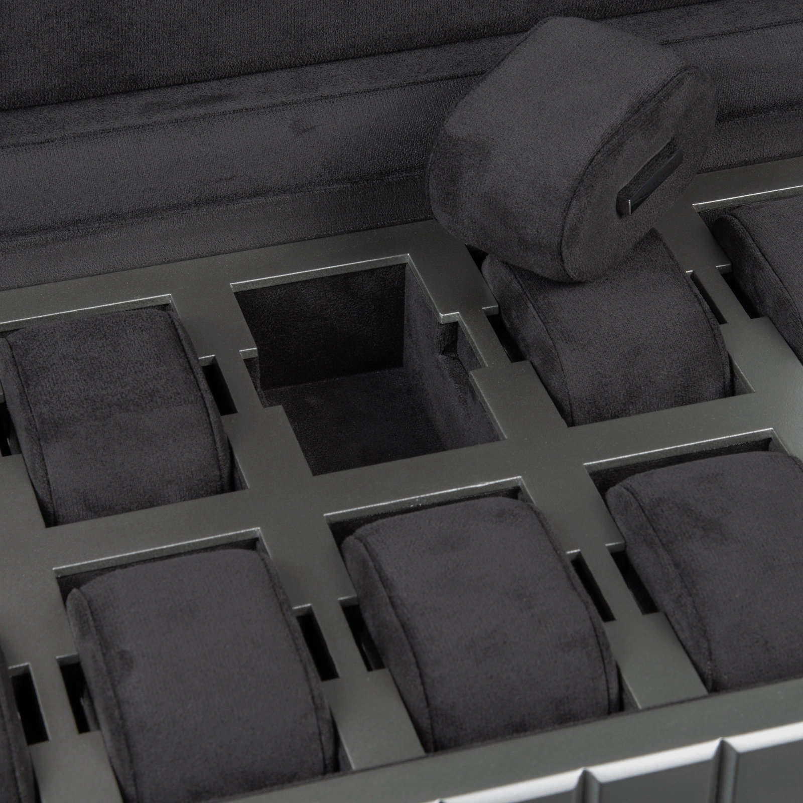 Uhrenbox Dover 10 - Anthrazit/Silber — Ansicht 6