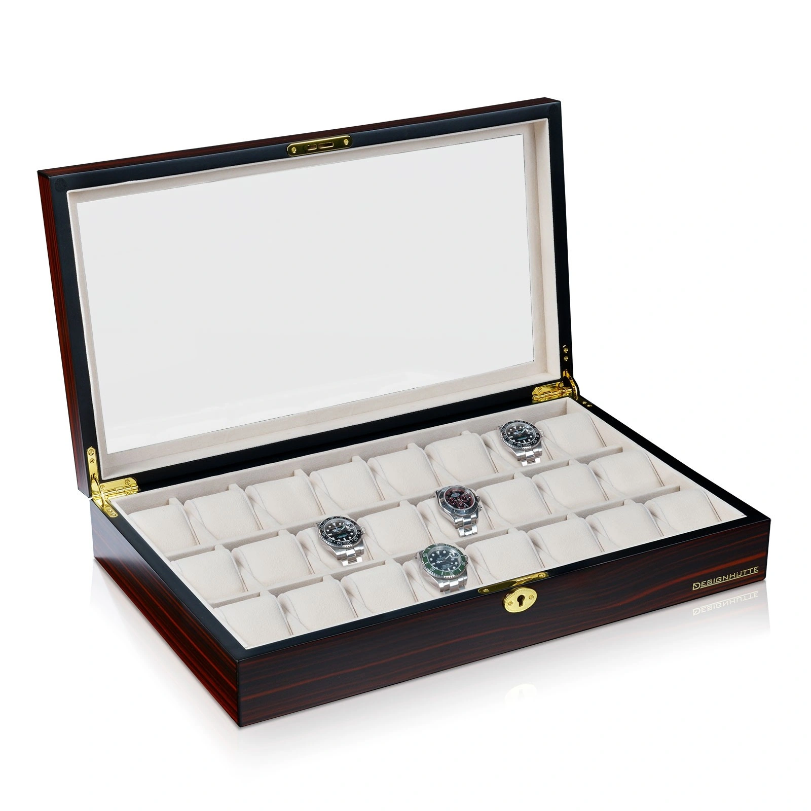 Uhrenbox Auckland 24 - Ebony
