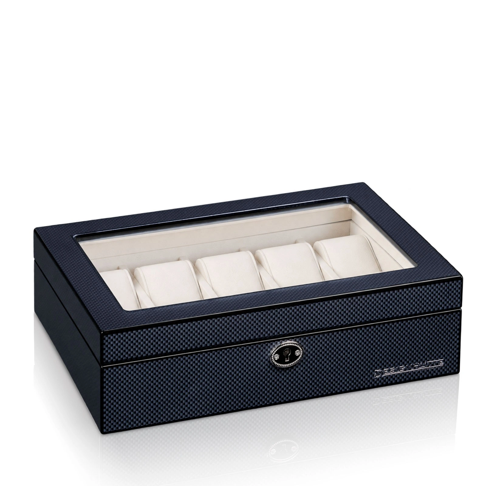 Uhrenbox Chicago 10 - Carbon — Ansicht 2