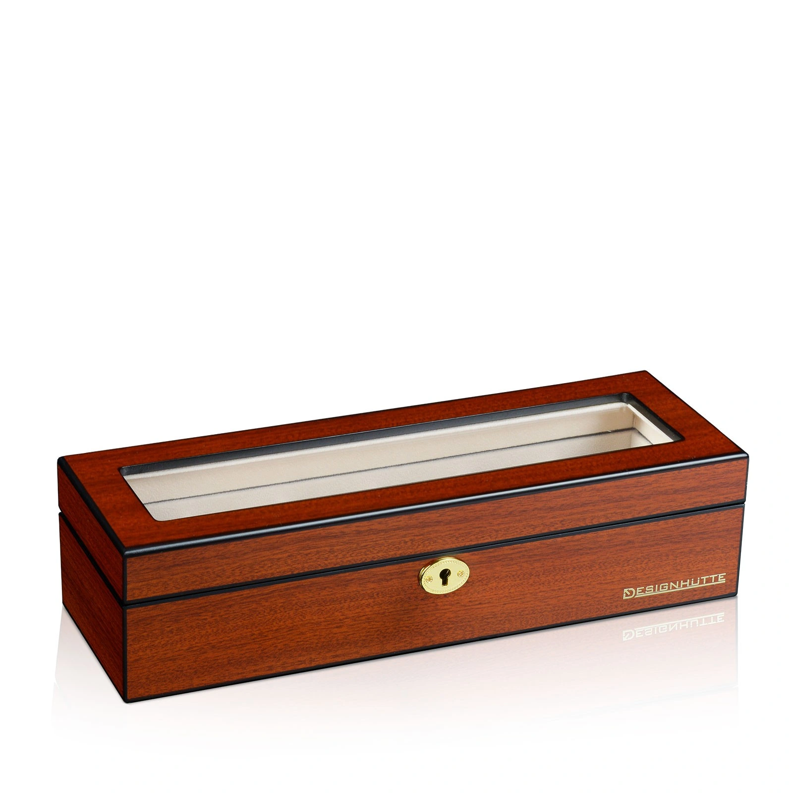 Uhrenbox Auckland 6 - Kirsche — Ansicht 2