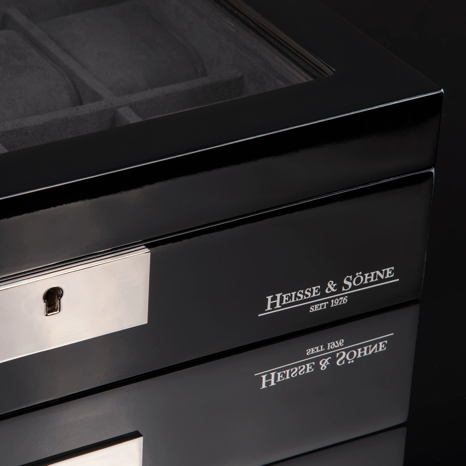 Uhrenbox Tenor 10 - Schwarz — Ansicht 5