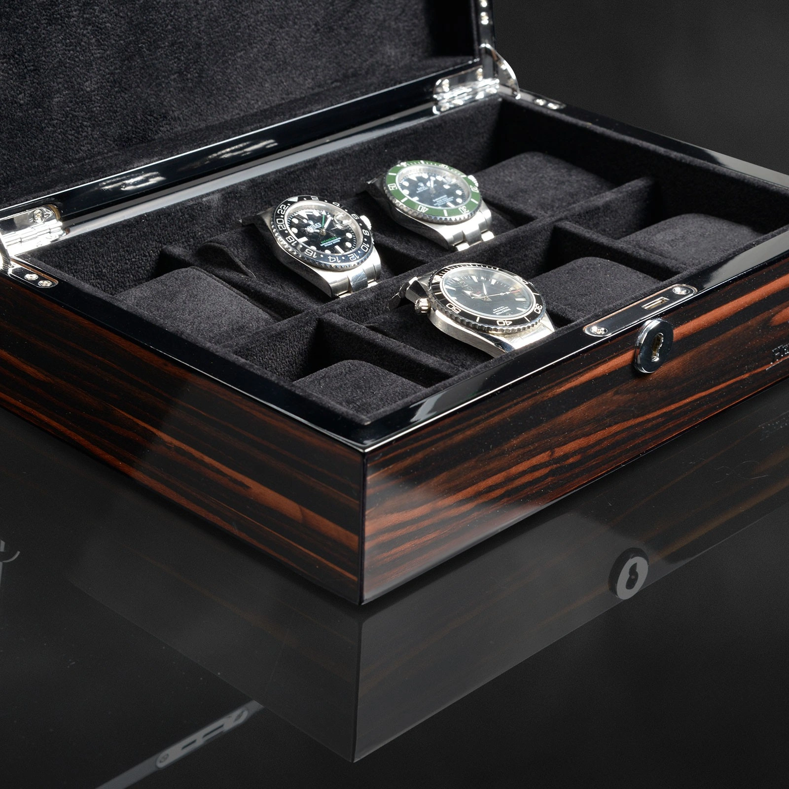 Uhrenbox Berlin 8 - Ebony — Ansicht 3