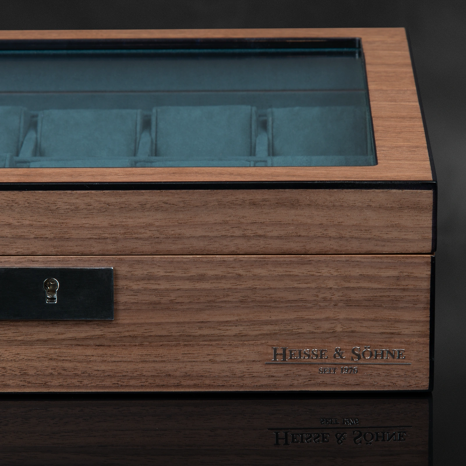 Uhrenbox Borneaux 10+ Walnuss — Ansicht 6