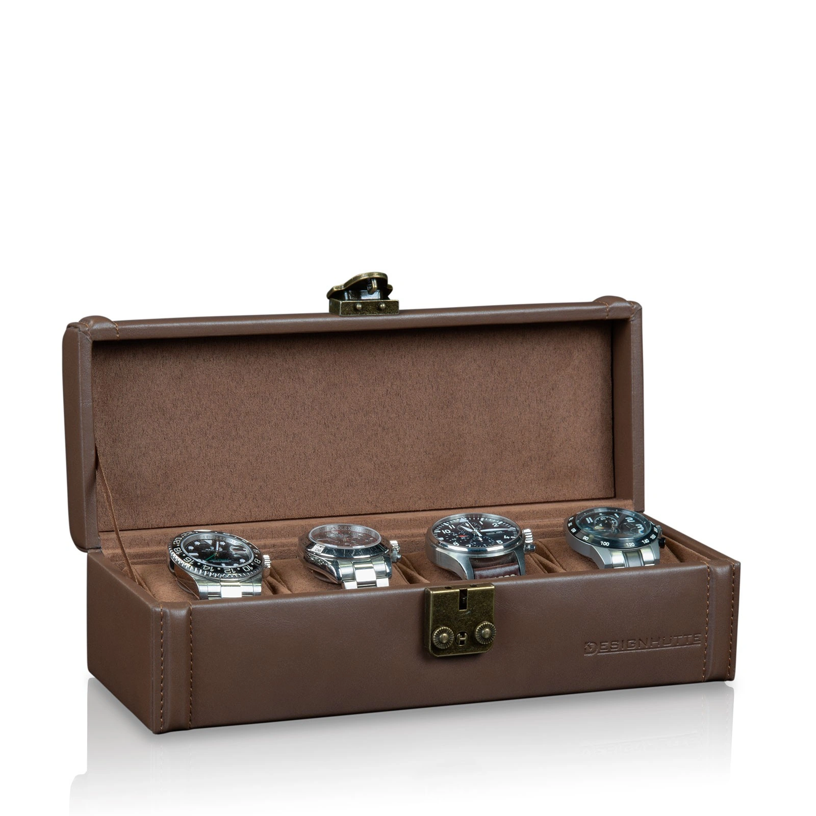 Uhrenbox Camel 4 - Braun