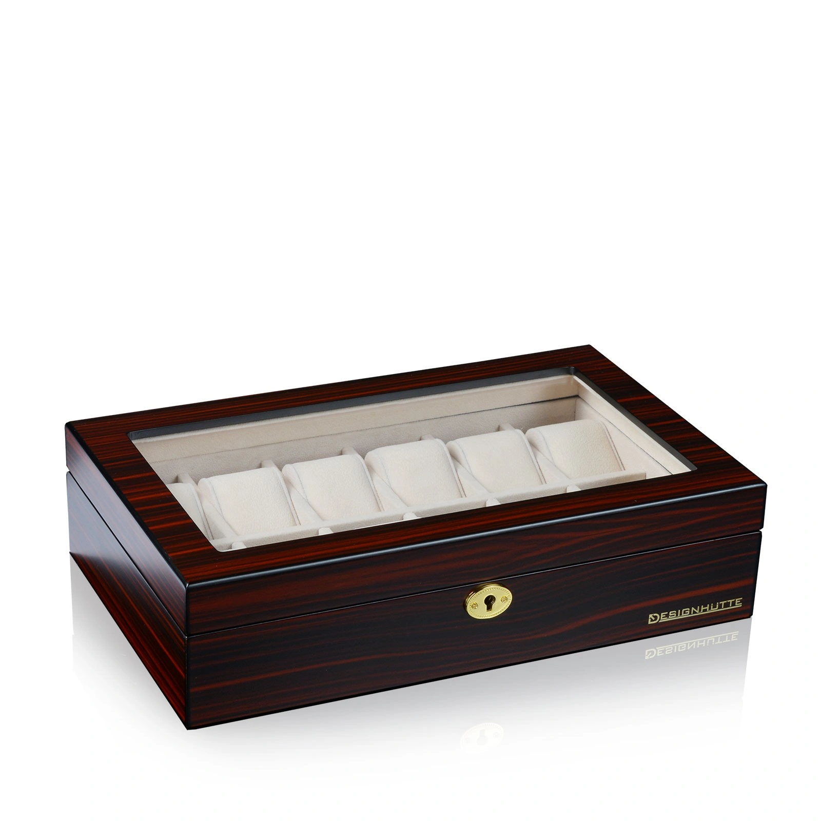 Uhrenbox Auckland 12 - Ebony — Ansicht 2