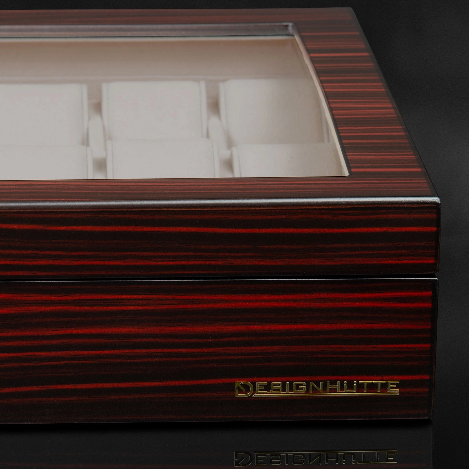 Uhrenbox Auckland 24 - Ebony — Ansicht 6