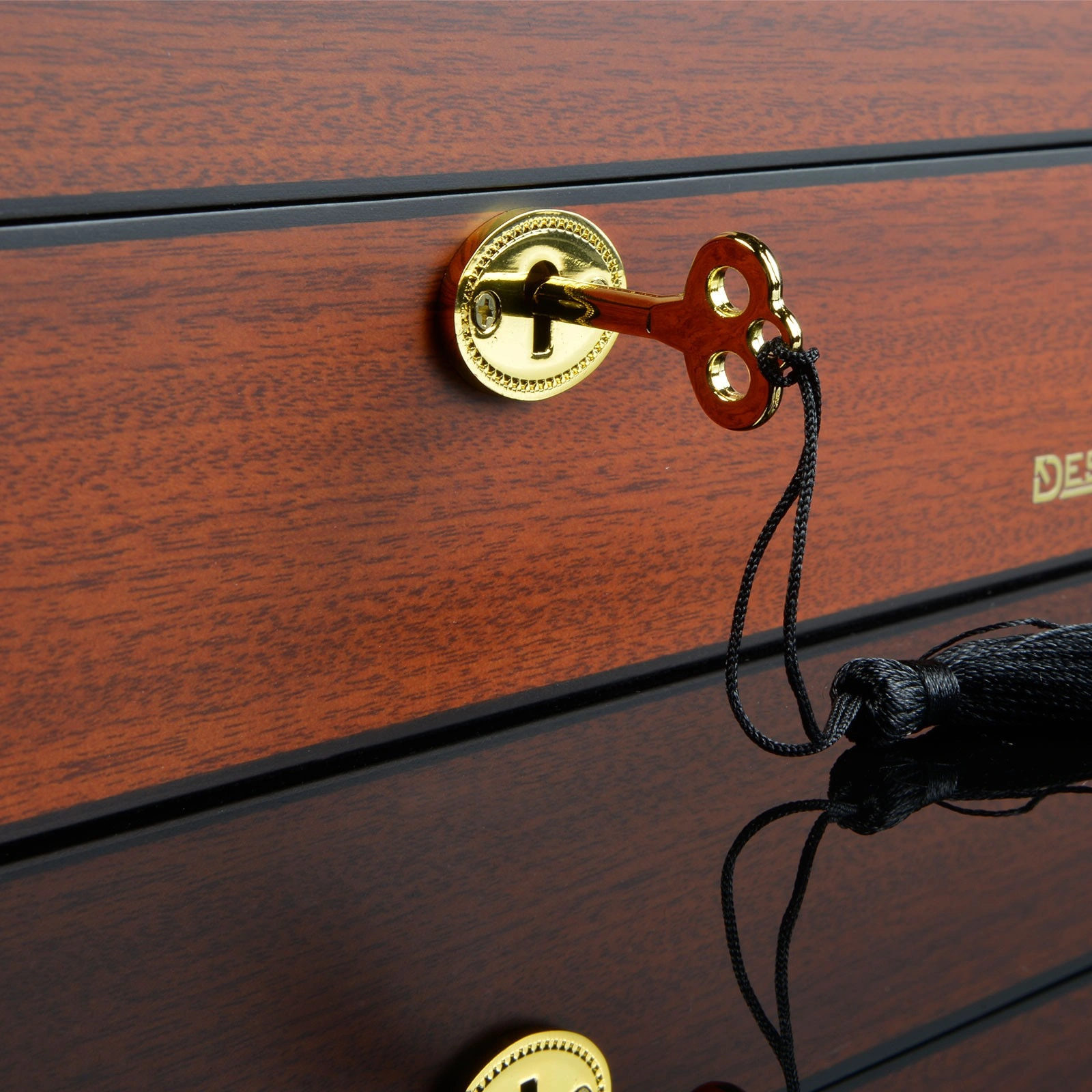 Uhrenbox Auckland 6 - Kirsche — Ansicht 6