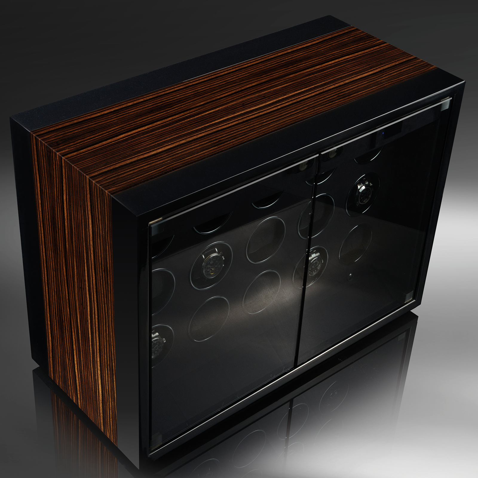 Uhrenbeweger Ambiance XV Guard - Schwarz Seidenmatt / Ebony Seidenmatt — Ansicht 10