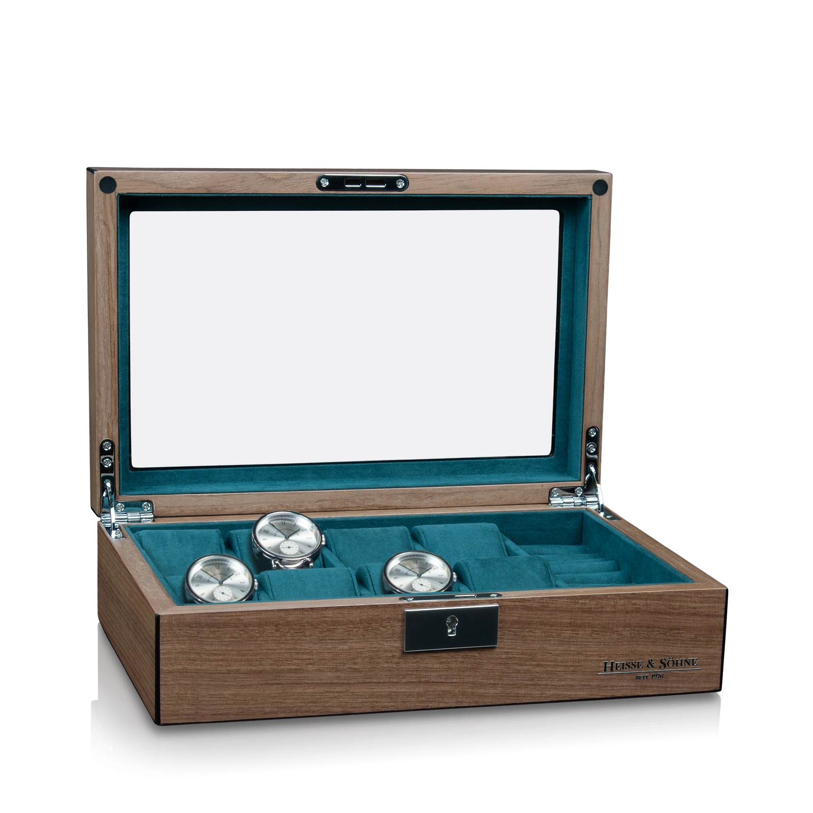 Uhrenbox Borneaux 8+ Walnuss