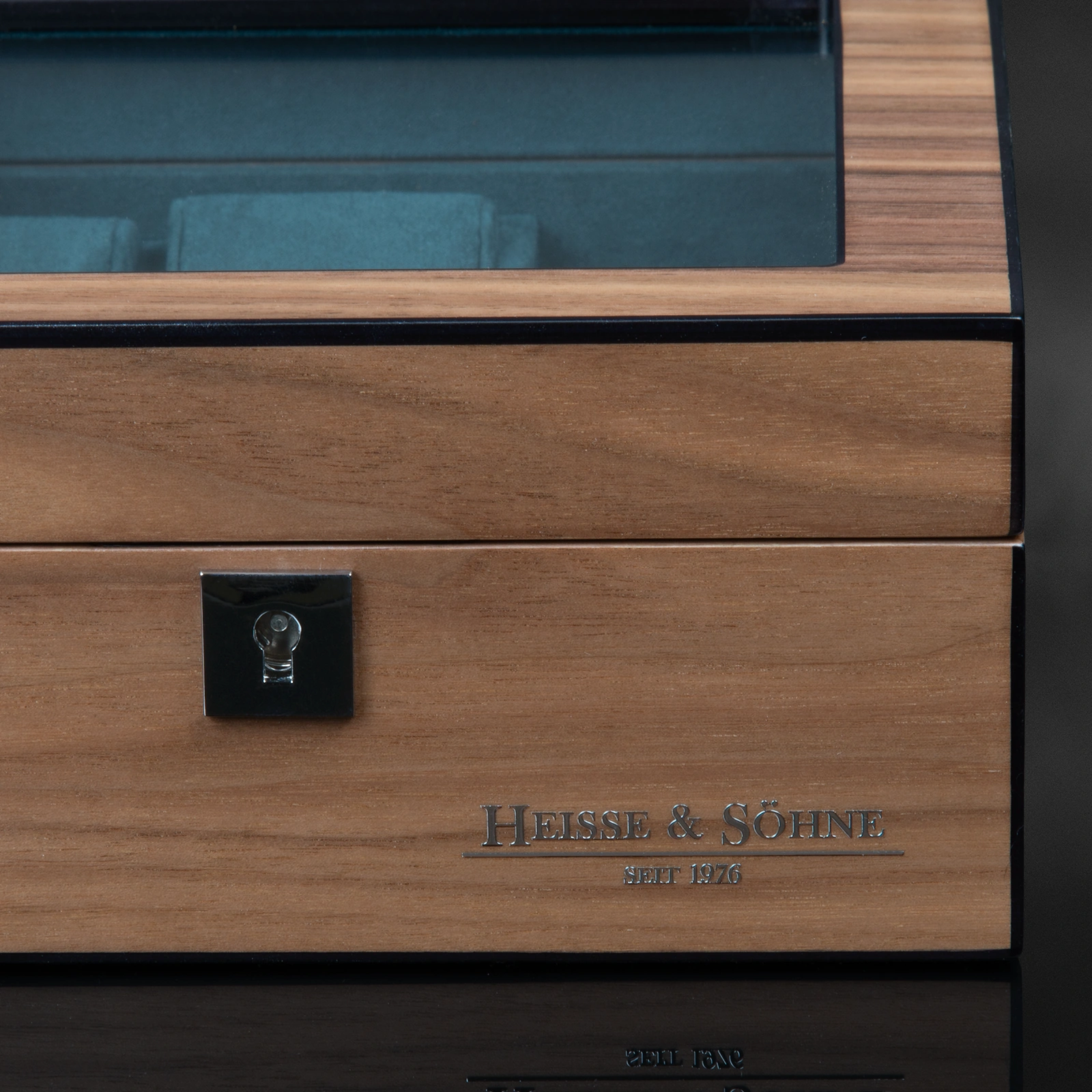 Uhrenbox Borneaux 4+ Walnuss — Ansicht 5